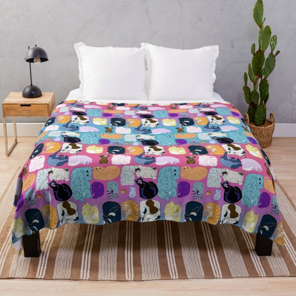 Item preview, Napping cats and kitties cozy and curled up designed and sold by ExtraCaffeine.