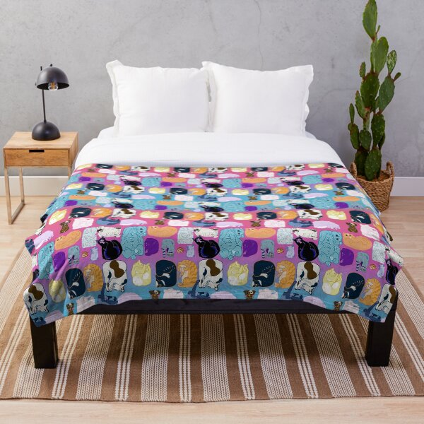Item preview, Napping cats and kitties cozy and curled up designed and sold by ExtraCaffeine.