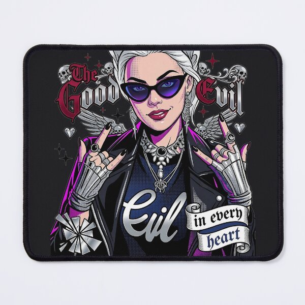 Item preview, Evil Heart Rocker Blonde Woman designed and sold by Voodoo Store Paranormal Collections.