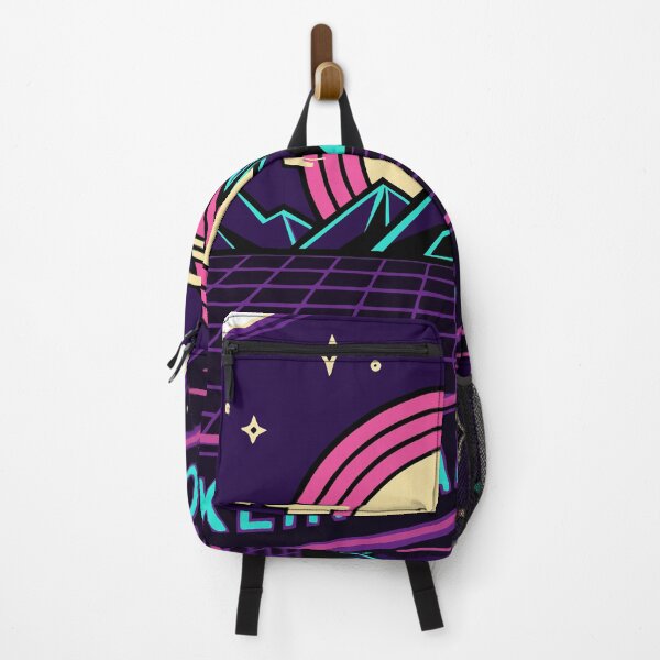 Item preview, No Label Needed – Retro Sunset Vaporwave designed and sold by Pommes im Bett.