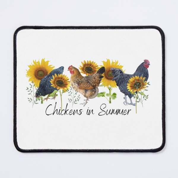 Item preview, Chickens in Summer designed and sold by SimpleatHeart.