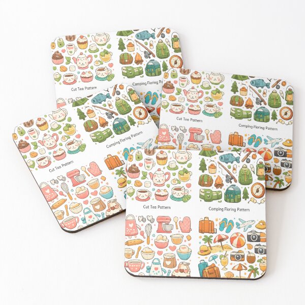Item preview, Whimsical everyday adventures pattern  designed and sold by urbanshop7.