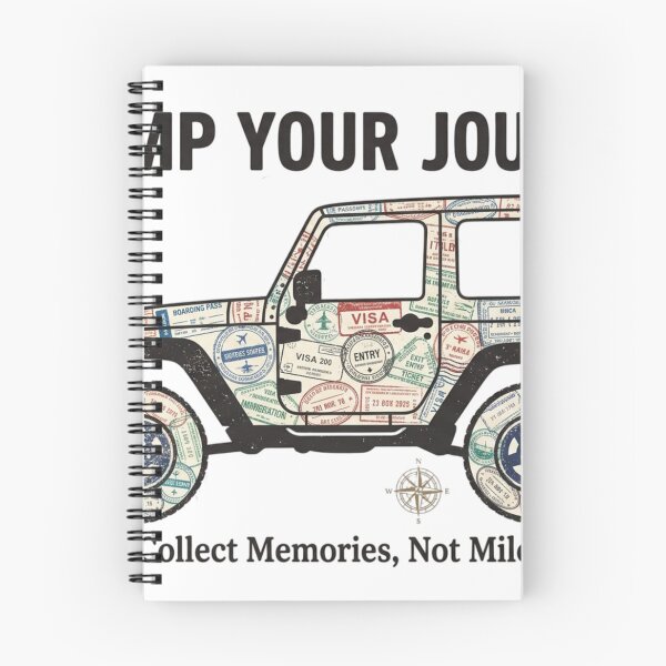 Item preview, Stamp Your Journey | Adventure Overland 4x4 Travel Passport Stamp Design designed and sold by Newthingzy.