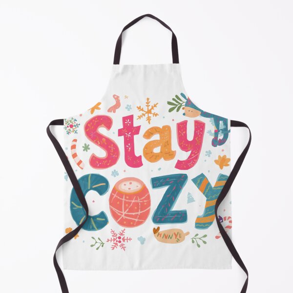 Item preview, Stay Cozy | Christmas Holiday Typography Illustration designed and sold by catcurio.
