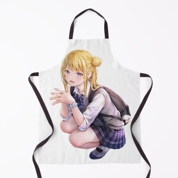 Item preview, Anime schoolgirl crouching gently, wearing uniform with soft expressive features designed and sold by Nico-Will.