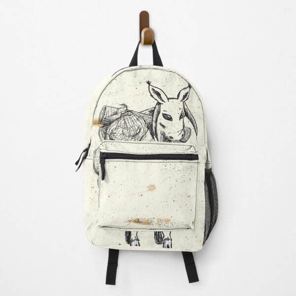 Item preview, Fantasy Creature Carrying Load Sketch Hand Drawn Coffee Grind Paper designed and sold by BOKEbyTC.