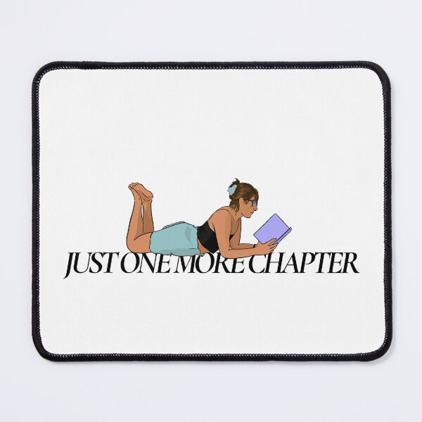 Item preview, Just One More Chapter | Cozy Reader Aesthetic Illustration designed and sold by ByAnaCarvajal.
