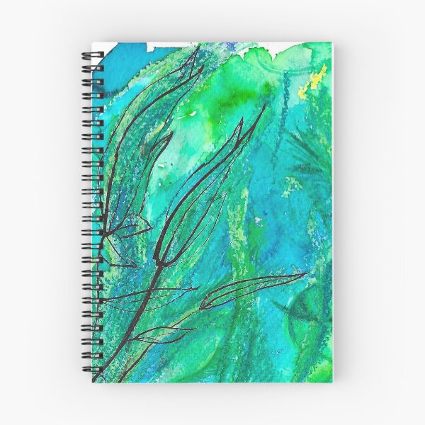 Item preview, A Green Forest Nature Dream Watercolor Painted and Mixed Media designed and sold by BOKEbyTC.
