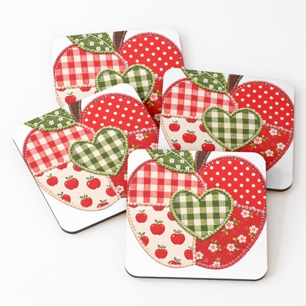 Item preview, Cute Patchwork Preppy Apples Back To School Teacher Student designed and sold by JoanTrudie.