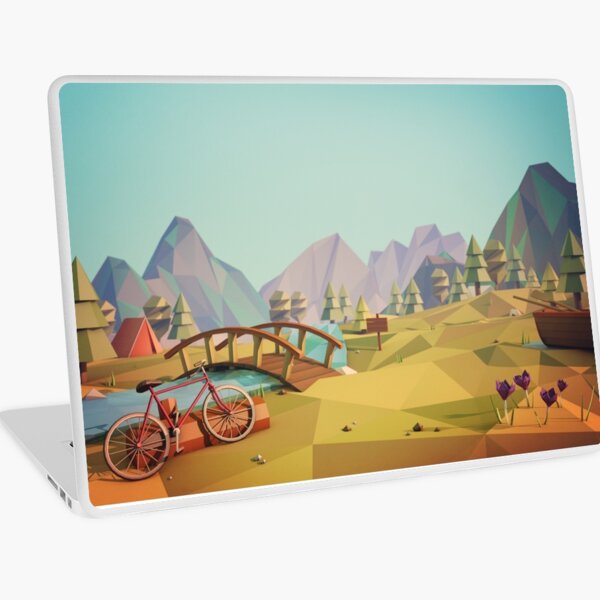 Geometric Enjoy Nature Laptop Skin