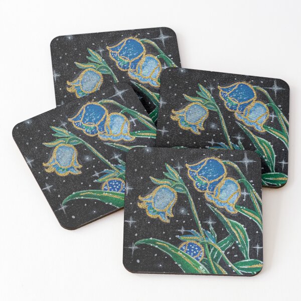 Item preview, Bluebell Floral Night Wall Art designed and sold by EeshaArshad.
