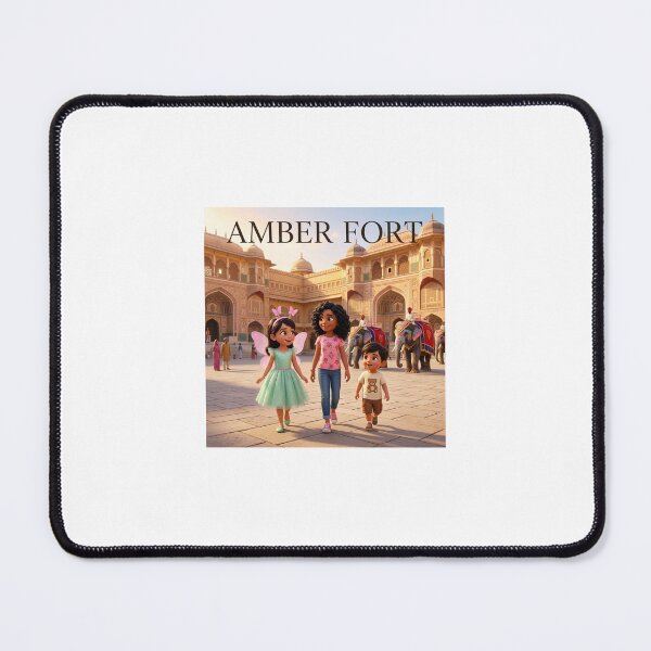 Item preview, Beautiful Amber Fort, Jaipur designed and sold by Sticker_Verse_Studio.