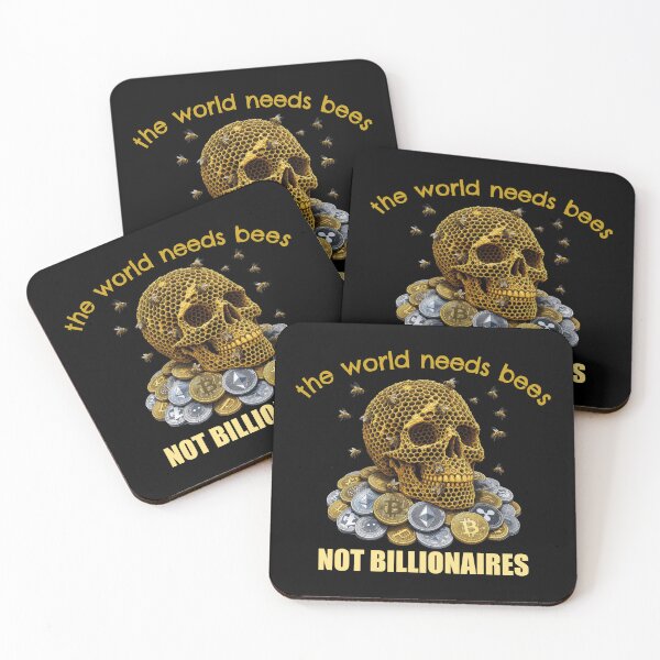 Item preview, Bees not Billionaires designed and sold by Cut & Paste Productions.