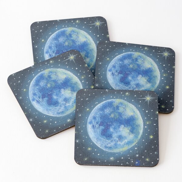 Item preview, Glowing Moon Wall Art designed and sold by EeshaArshad.