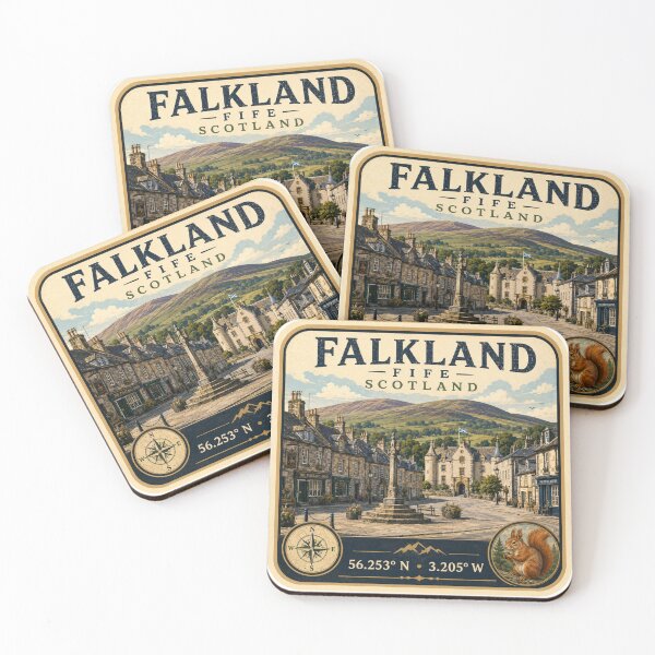 Item preview, Falkland Fife Vintage Travel Sticker designed and sold by naturalsurvival.