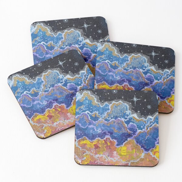 Item preview, Golden Cloudscape Wall Art designed and sold by EeshaArshad.