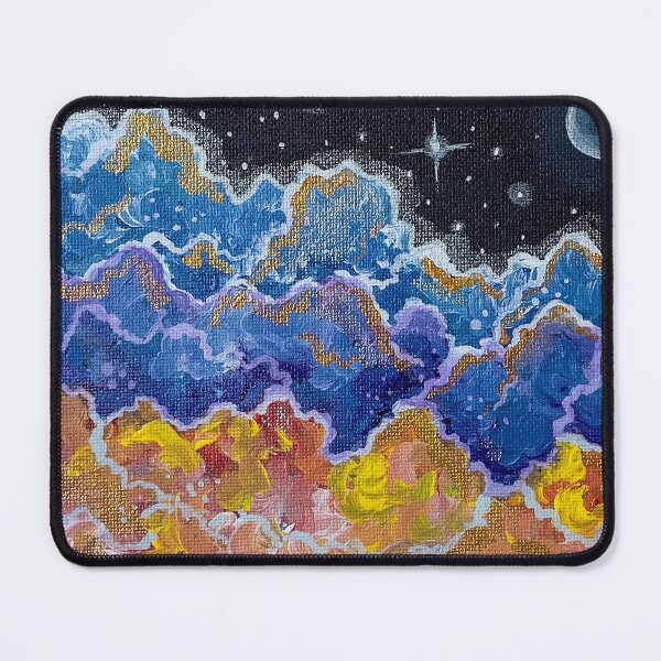 Item preview, Golden Cloudscape Wall Art designed and sold by EeshaArshad.