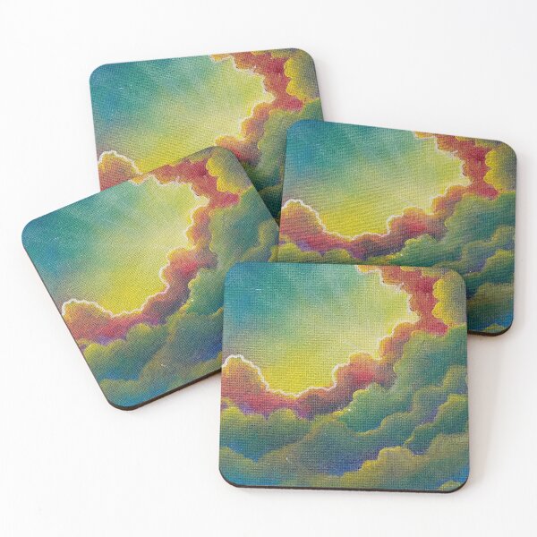 Item preview, Sunlight Through Colorful Clouds Painting designed and sold by EeshaArshad.