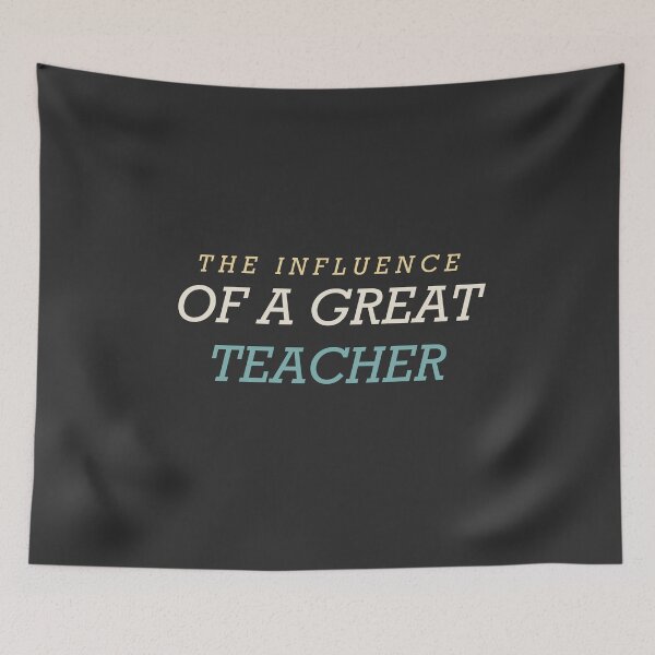 Item preview, The Influence Of A Great Teacher - Funny Teacher designed and sold by RetroThreadWorks.