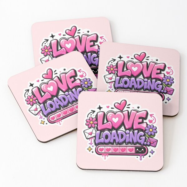Artikelvorschau, LOVE LOADING... Graffiti-Aufkleber | Niedlicher Valentinstag-Vinylaufkleber (PNG) | Romantische Gamer-Ästhetik | Aufkleber für Laptop, Notizbuch & Wasserflasche entworfen und verkauft von Stylestickers55.
