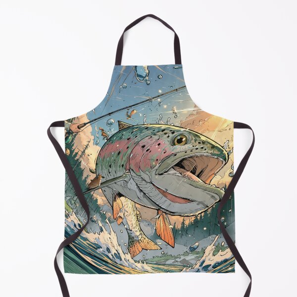 Item preview, Epic Rainbow Trout Catch – Anime Fishing Adventure designed and sold by UhuCriei .