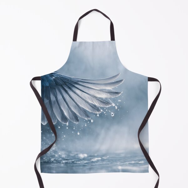 Item preview, Dynamic bird wing with water splashes in blue designed and sold by Fotografin1981.