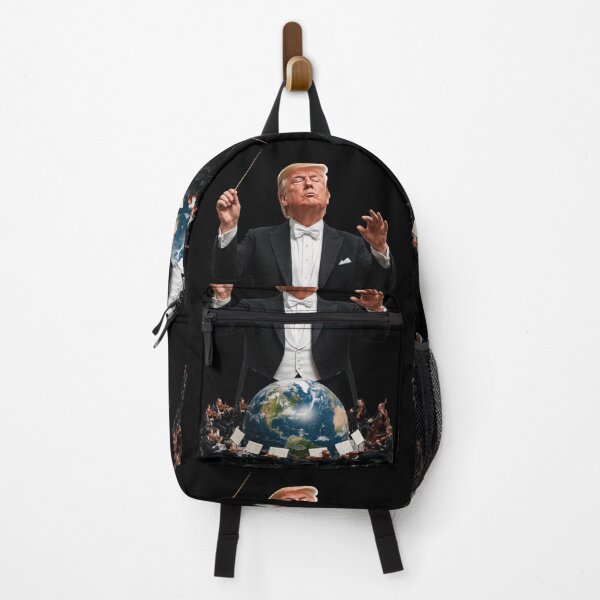 Item preview, A drawing of Donald Trump as a conductor, the warmongering master of the world! designed and sold by Alan-David.