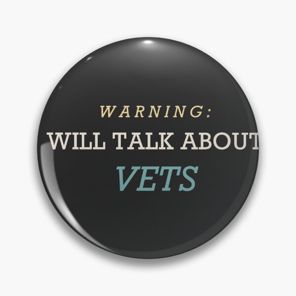 Item preview, Warning: Will Talk About Vets - Veterinarian designed and sold by RetroThreadWorks.