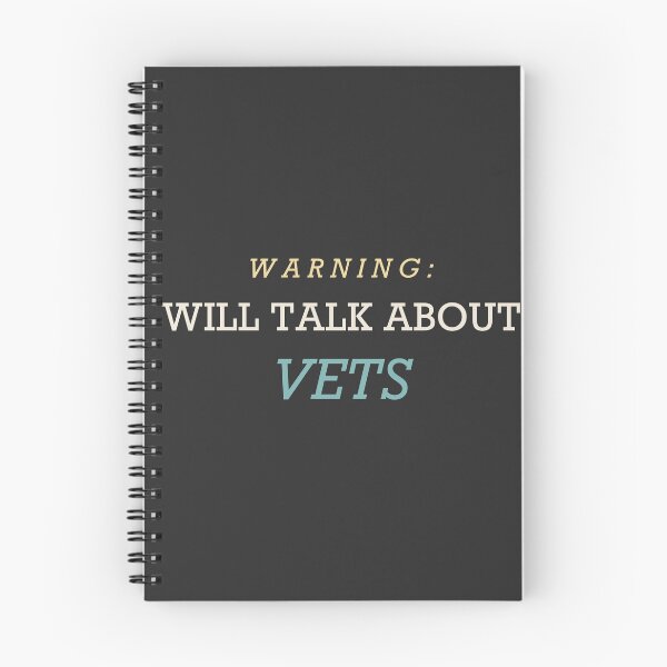Item preview, Warning: Will Talk About Vets - Veterinarian designed and sold by RetroThreadWorks.