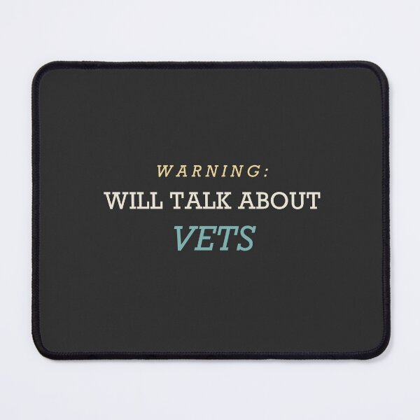 Item preview, Warning: Will Talk About Vets - Veterinarian designed and sold by RetroThreadWorks.