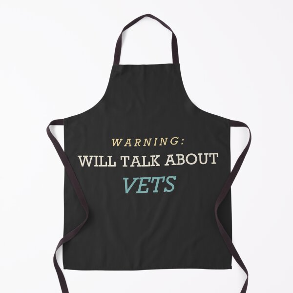 Item preview, Warning: Will Talk About Vets - Veterinarian designed and sold by RetroThreadWorks.