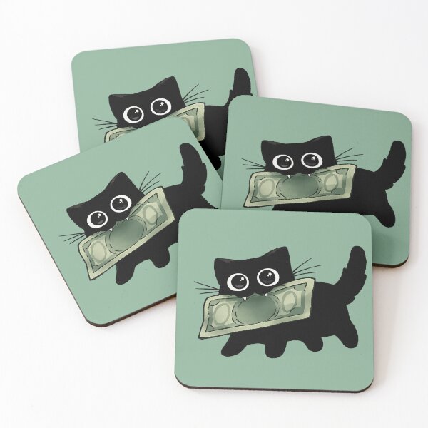 Item preview, Funny black cat designed and sold by Lenock.