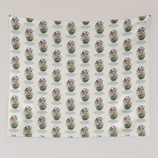 Item preview, Wildflowers Art with Verse By Samuel Taylor Coleridge No. 2 designed and sold by JoyfulWhimsy.