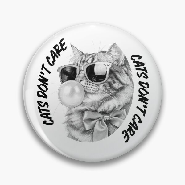Item preview, Cats don't care designed and sold by SEBAI-Fatma.