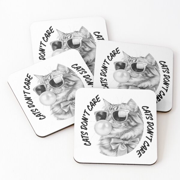 Item preview, Cats don't care designed and sold by SEBAI-Fatma.