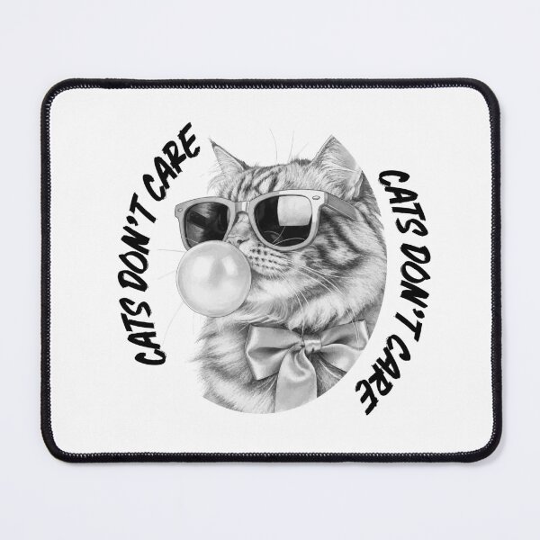 Item preview, Cats don't care designed and sold by SEBAI-Fatma.