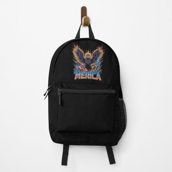 Item preview, 'Merica Thunder Eagle Lightning Storm Flag Design v2 designed and sold by DarylWelsh2024.
