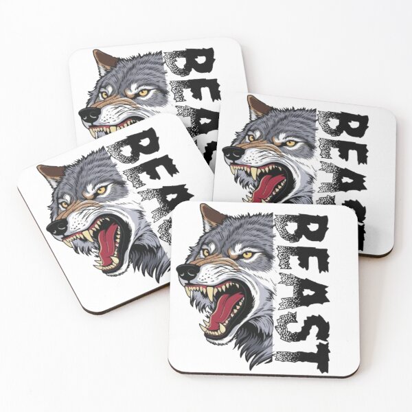 Item preview, Angry Wild Wolf Beast Graphic Illustration designed and sold by ArhaanFashions.