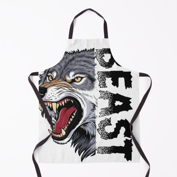Item preview, Angry Wild Wolf Beast Graphic Illustration designed and sold by ArhaanFashions.