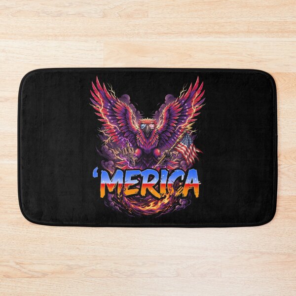 Item preview, 'Merica Thunder Eagle Lightning Storm Flag Design v3 designed and sold by DarylWelsh2024.