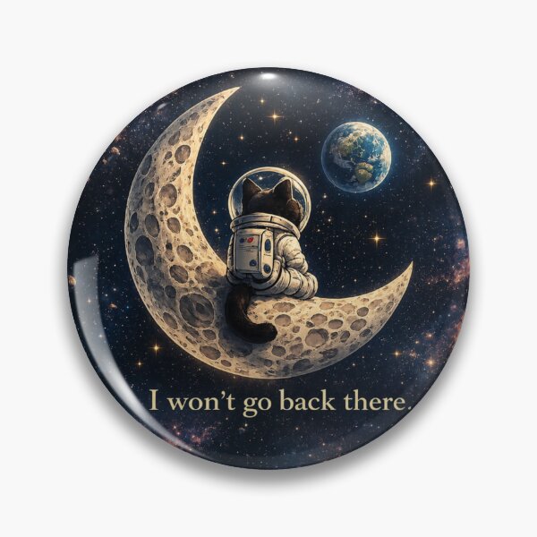 Item preview, Cat in space - I won't go back there designed and sold by DreamCloths12.