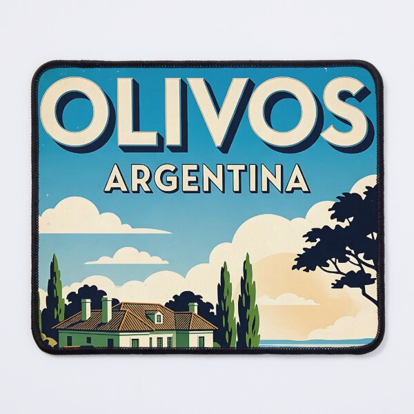 Item preview, Olivos Buenos Aires Argentina Vintage Travel Poster designed and sold by TravelersGems.