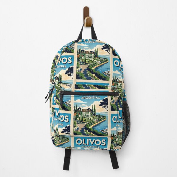 Item preview, Olivos Buenos Aires Argentina Vintage Travel Poster designed and sold by TravelersGems.