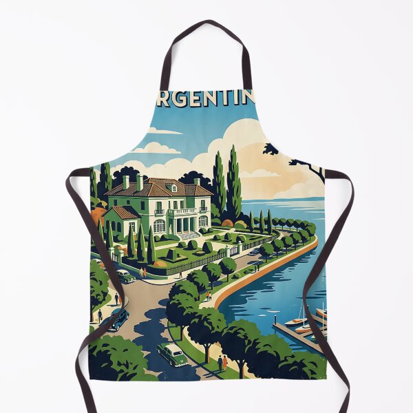 Item preview, Olivos Buenos Aires Argentina Vintage Travel Poster designed and sold by TravelersGems.