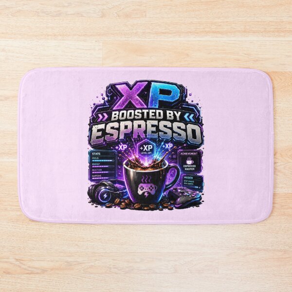 Item preview, XP Boosted By Espresso Gaming Coffee designed and sold by pradeepvisuals.