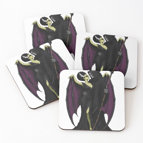 Item preview, Halloween Love Grim Reaper and the Bride of Frankenstein  designed and sold by mangapopstudio.