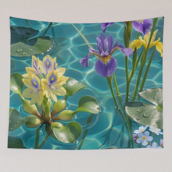 Item preview, Tranquil aquatic sanctuary designed and sold by NocturnBotany.