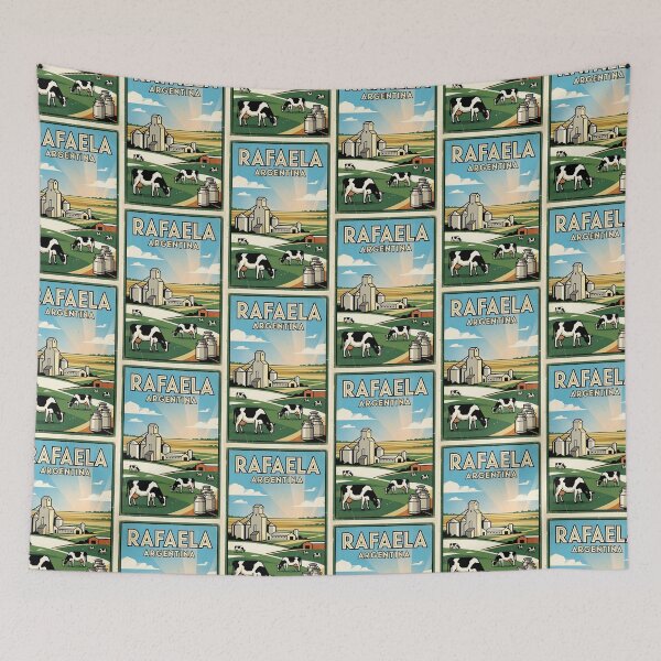 Item preview, Rafaela Santa Fe Argentina Vintage Travel Poster designed and sold by TravelersGems.