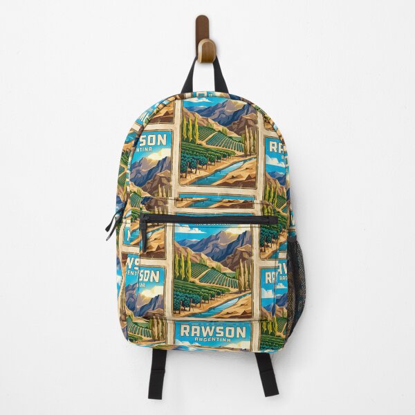 Item preview, Rawson Chubut Argentina Vintage Travel Poster designed and sold by TravelersGems.