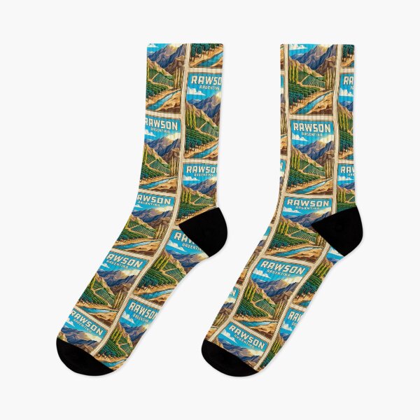 Item preview, Rawson Chubut Argentina Vintage Travel Poster designed and sold by TravelersGems.